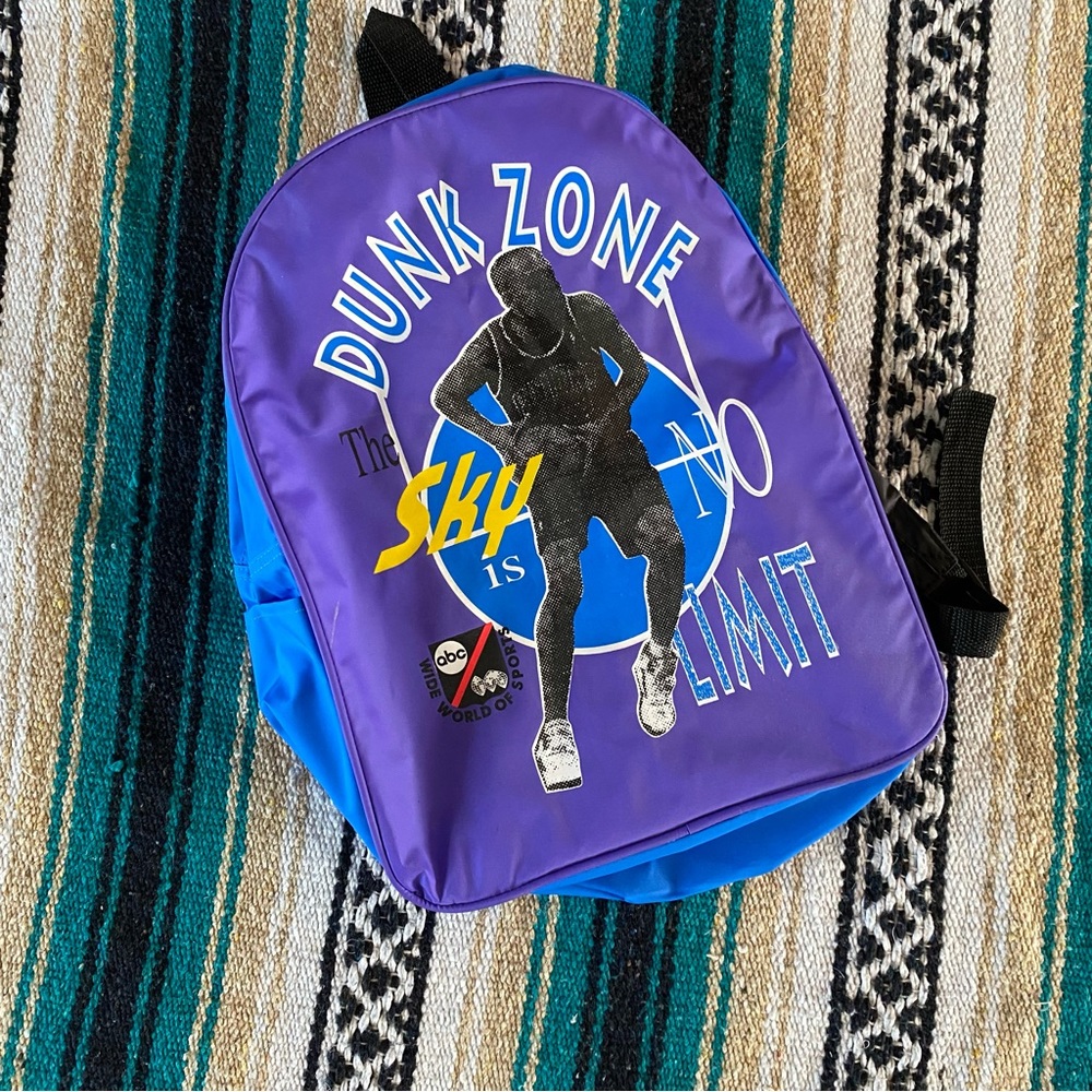 Vintage 80s 90s Air Michael Jordan Chicago bulls graphic kids backpack Dunk Zone